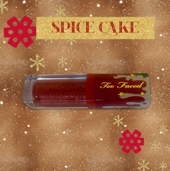 🌟🧚‍♀️SPICE CAKE Too Faced MINI DISCONTINUED Lip Gloss NWOBox - Picture 1 of 7